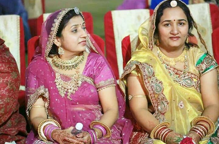 Sanjana Vora Vyas and Vibha Vora Vyas during the Vora’s family Function.